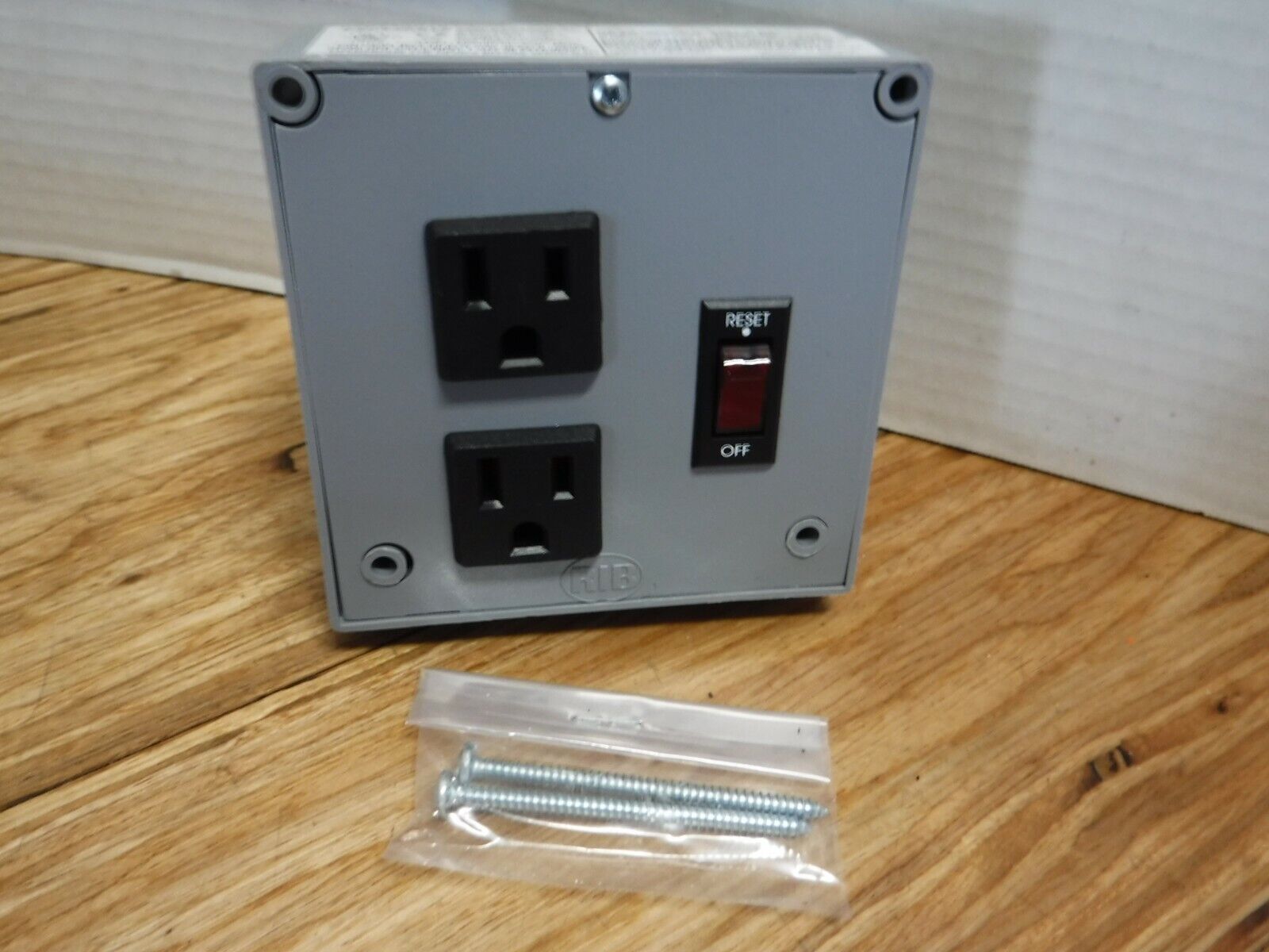 PSPT2RB10 - RIB PSPT2RB10 Safety Outlet control panel 10 amp ON/OFF SWITCH - Surplus Alley