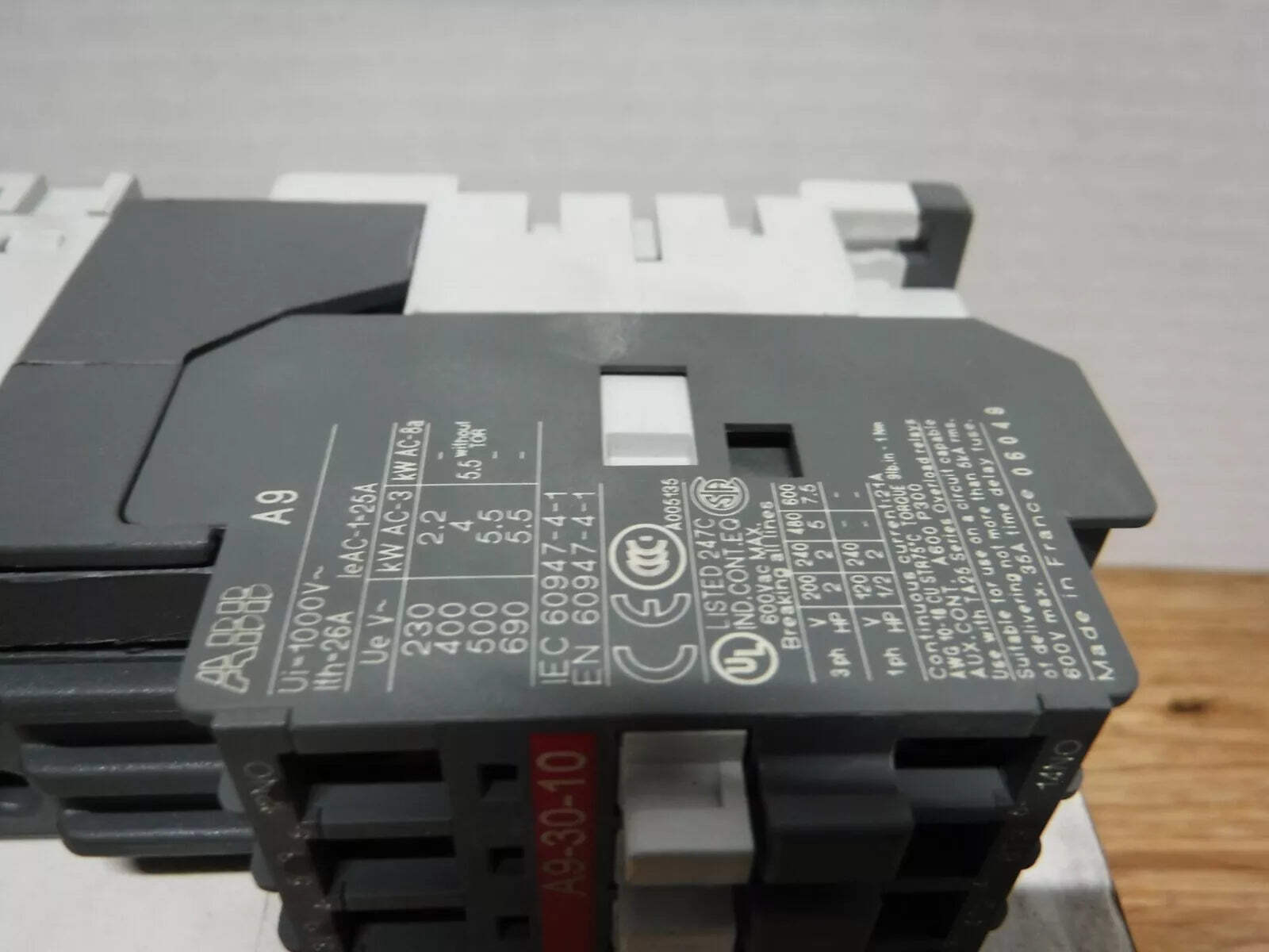 MS116 - 2.5C84RC - ABB MS116 - 2.5C84RC, 120V COIL, ASEA BROWN BOVERI, MOTOR STARTER - Surplus Alley