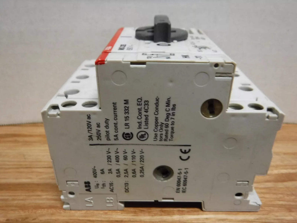 MS325 - 1.0 - ABB MS325 - 1.0 MANUAL MOTOR STARTER MS32510 1SAM150000R0005 - Surplus Alley