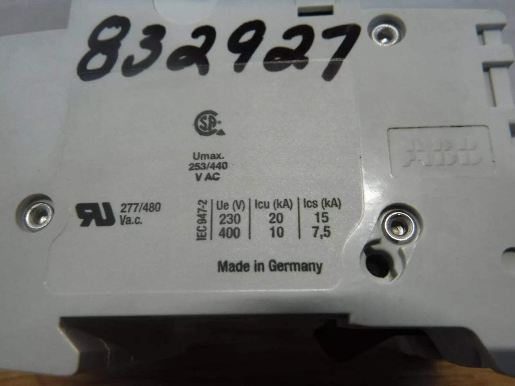 S203 - K15 - ABB S203 K15 CIRCUIT BREAKER 2CD S253 001 R0457 3 POLE - Surplus Alley