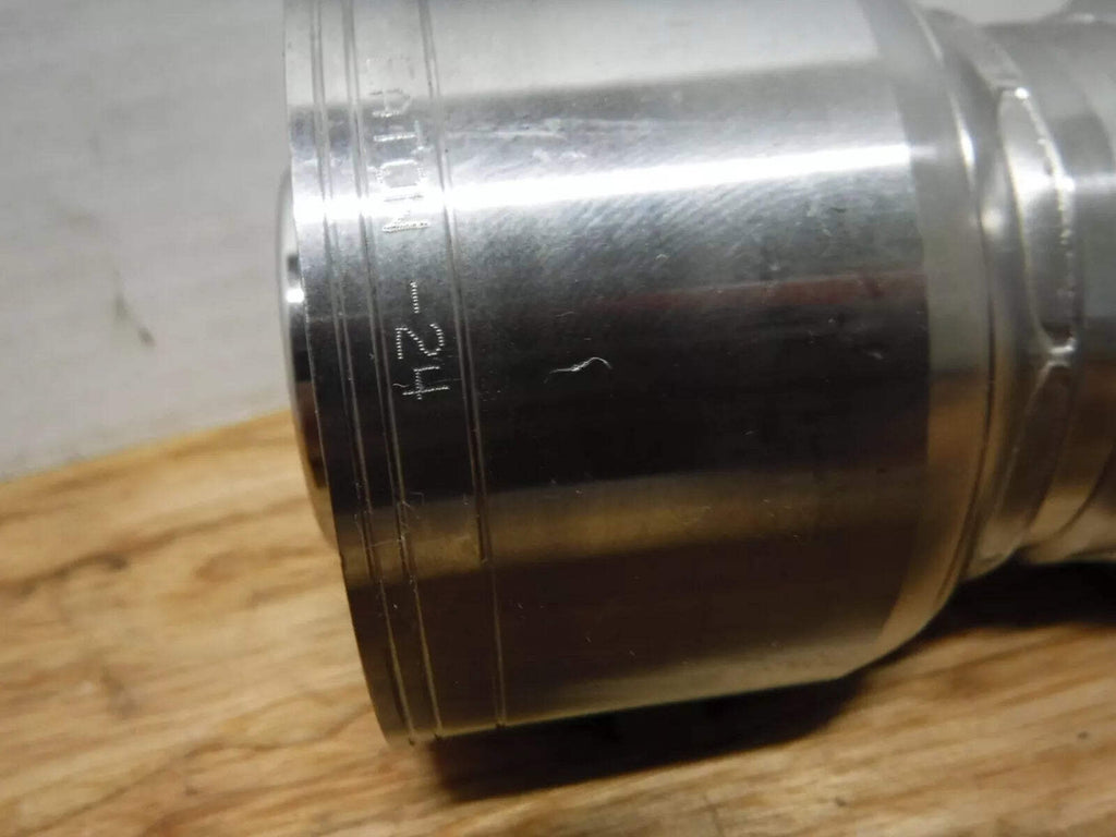 24 - AEROQUIP - 24 STAINLESS CRIMP FITTING, FEM. JIC SWIVEL STRAIGHT, 1 - 1/2 - Surplus Alley