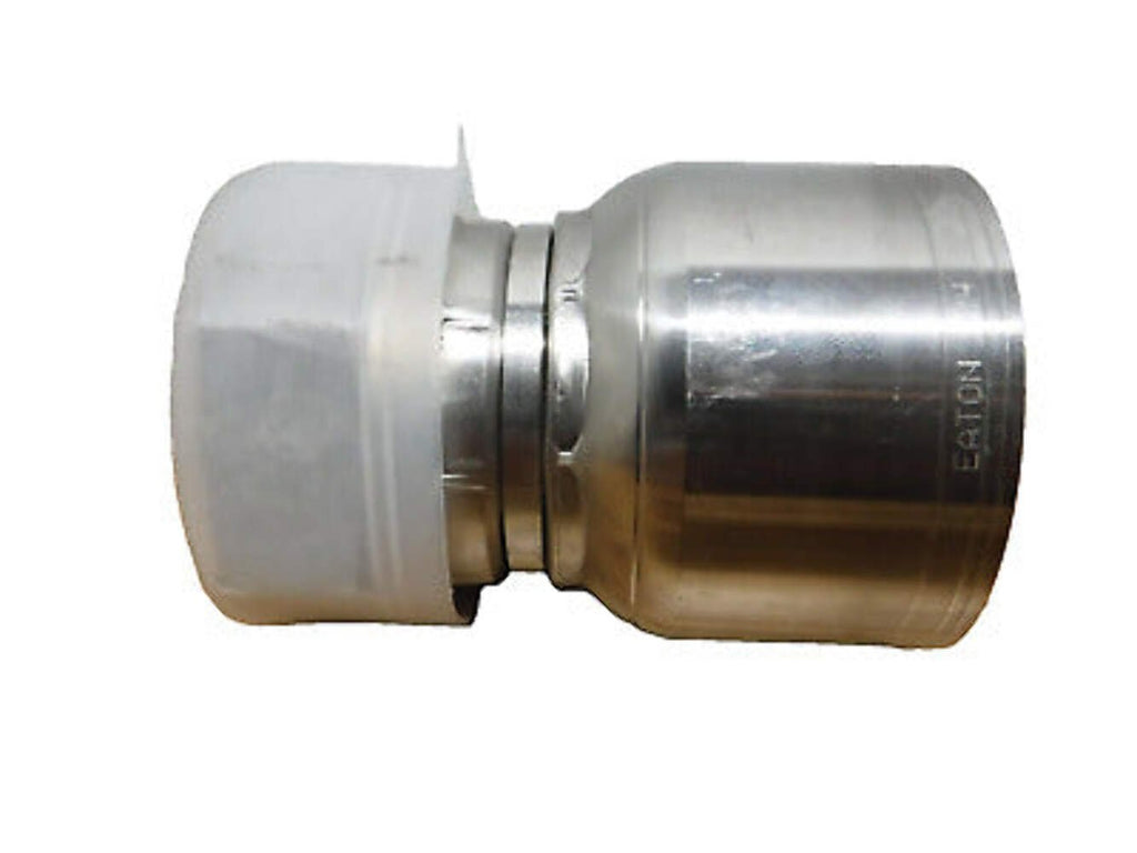 24 - AEROQUIP - 24 STAINLESS CRIMP FITTING, FEM. JIC SWIVEL STRAIGHT, 1 - 1/2 - Surplus Alley