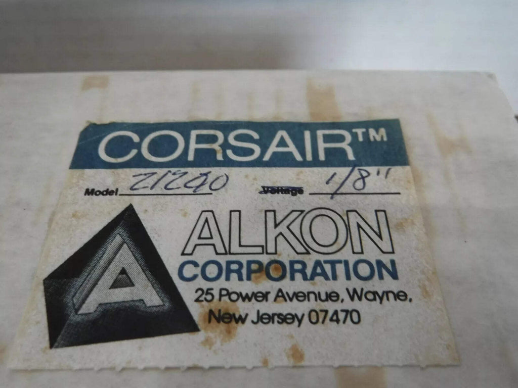 C - A21240 - ALKON C - A21240, 1/8" PNEUMATIC AIR VALVE - Surplus Alley