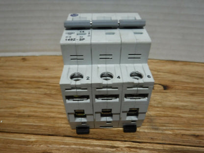 1492 - SP3D060 - Allen - Bradley 1492 - SP3D060 Circuit Breaker, Ser. C, 6A, 3 Pole - Surplus Alley