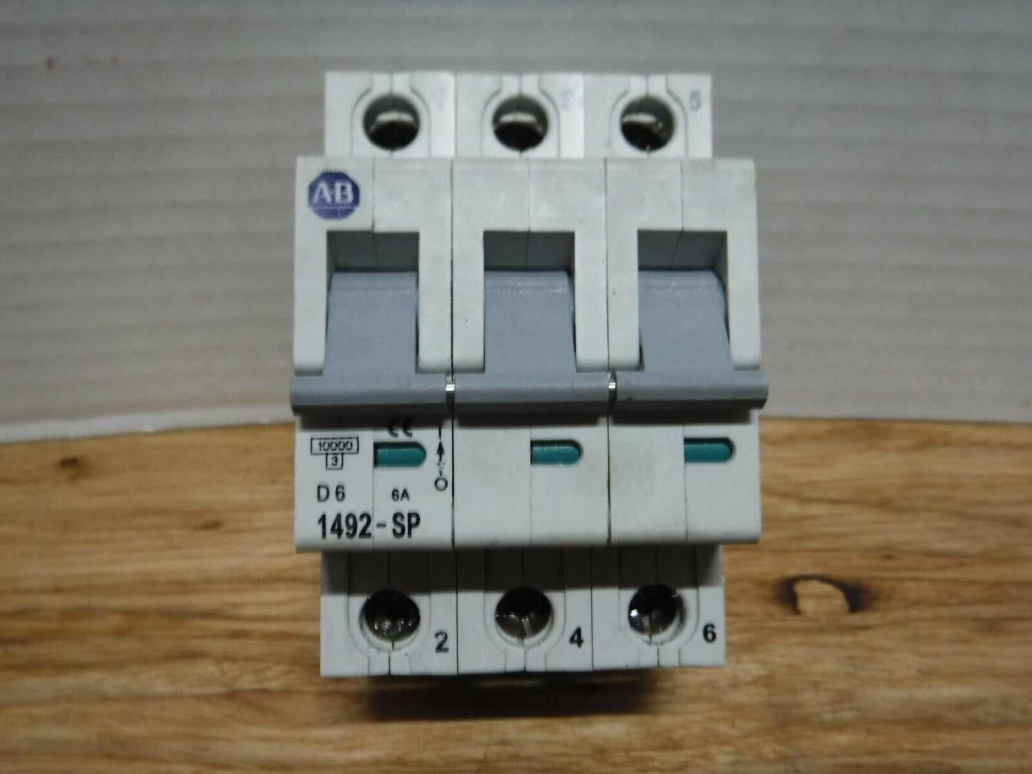 1492 - SP3D060 - Allen - Bradley 1492 - SP3D060 Circuit Breaker, Ser. C, 6A, 3 Pole - Surplus Alley