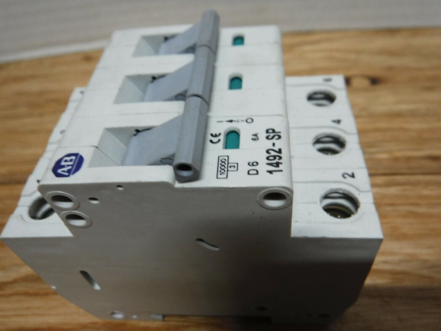 1492 - SP3D060 - Allen - Bradley 1492 - SP3D060 Circuit Breaker, Ser. C, 6A, 3 Pole - Surplus Alley