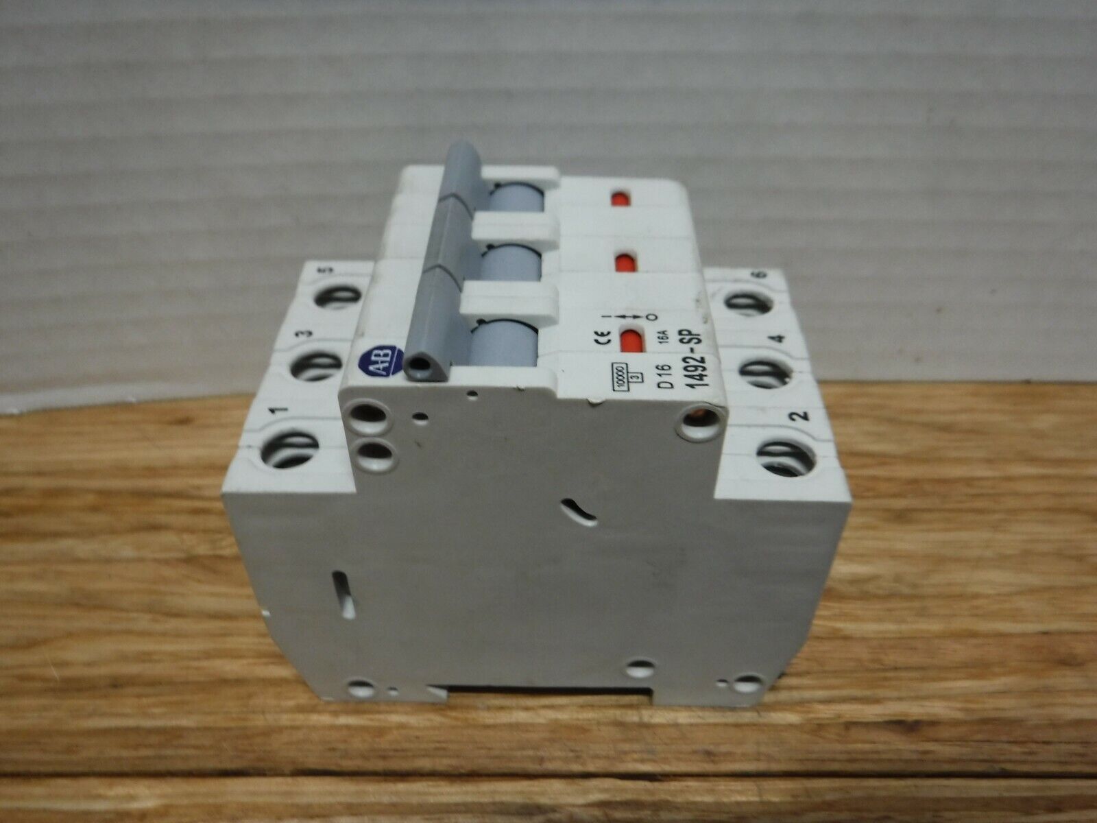 1492 - SP3D160 - Allen - Bradley 1492 - SP3D160, 16 AMP Circuit Breaker Ser. C 3P 415VAC - Surplus Alley