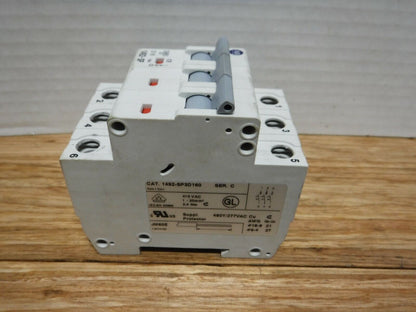 1492 - SP3D160 - Allen - Bradley 1492 - SP3D160, 16 AMP Circuit Breaker Ser. C 3P 415VAC - Surplus Alley