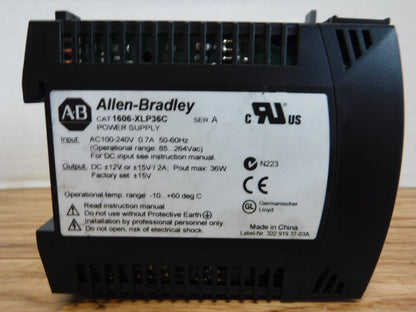 1606 - XLP36C - Allen Bradley 1606 - XLP36C Power Supply ser. A - Surplus Alley