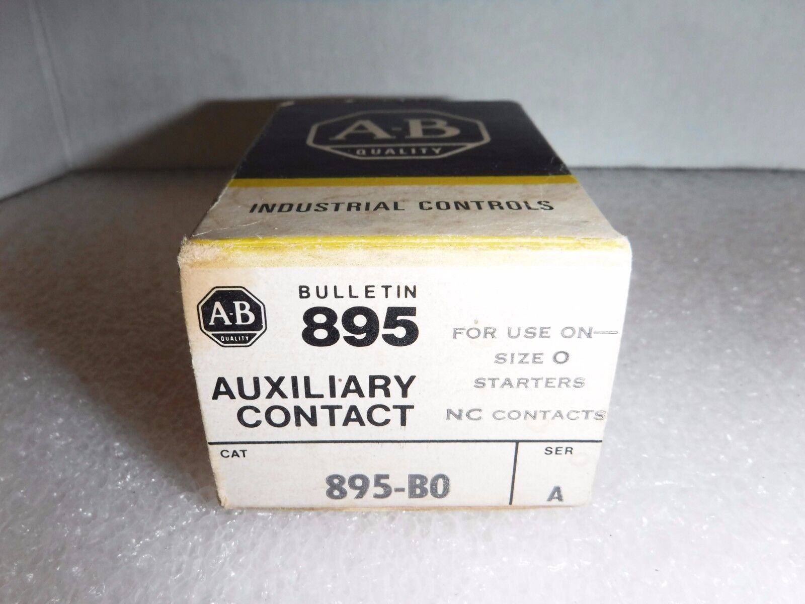 895 - B0 - Allen Bradley 895 - B0 Auxiliary Contact N.C. NEW IN BOX - Surplus Alley