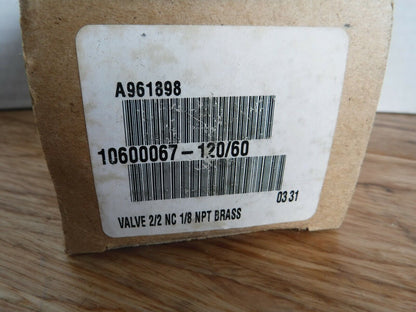 1060067 - 120/60 - Asco 1060067 - 120/60 Joucomatic Adjustable Solenoid Valve Normally Closed, 1/8" - Surplus Alley