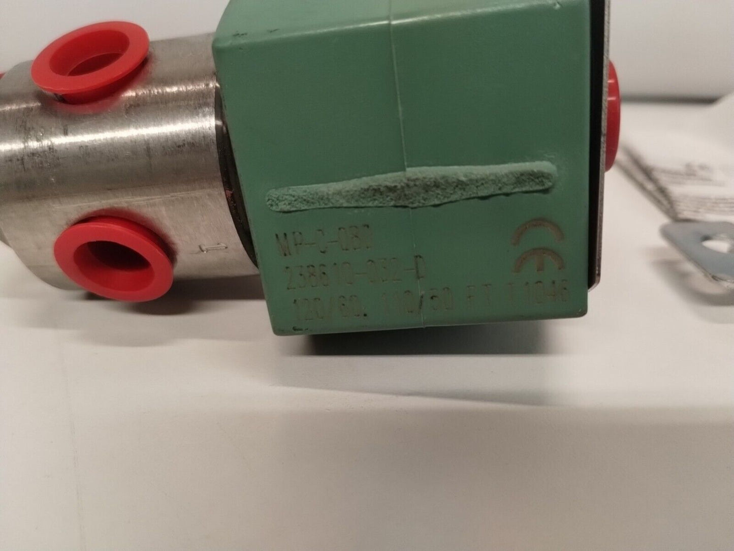 X8320G202J15177 - ASCO RED HAT SOLENOID VALVE X8320G202J15177, N.C. 3WAY, 10.1W 1/4PIPE 120V - Surplus Alley