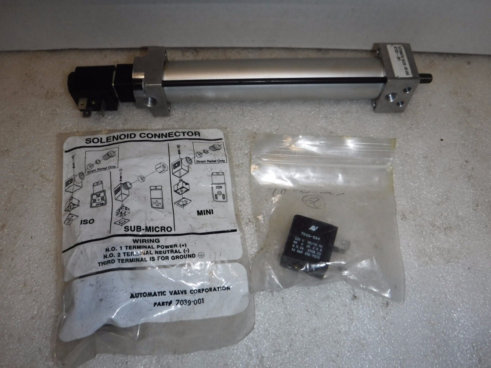 B7051 - 051 - AUTOMATIC VALVE B7051 - 051 PNEUMATIC CYLINDER KIT RANSBURG - Surplus Alley