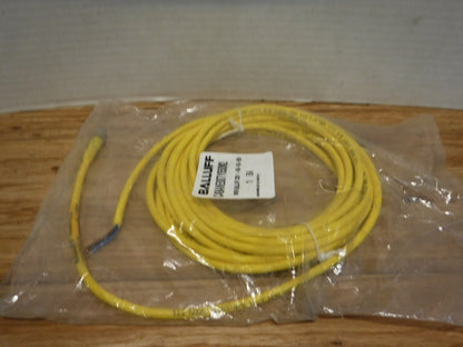 C49ANE00TY050M2 - BALLUFF C49ANE00TY050M2, 3 - PIN FEMALE, 5 METER CABLE - Surplus Alley