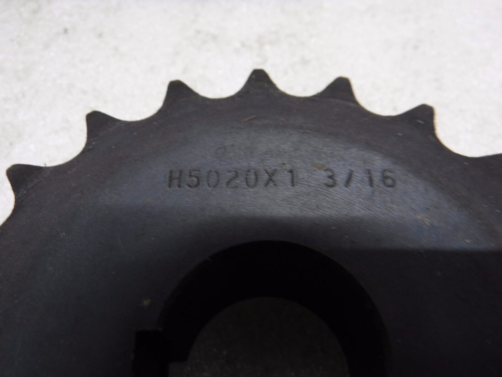 H5020X1 3/16 - BROWNING H5020X1 3/16 keyed,1 - 3/16" Bore, #50 Chain,20Teeth Sprocket - Surplus Alley