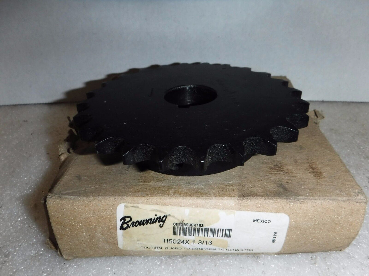 H5024X 1 3/16 - BROWNING H5024X 1 3/16 SPROCKET 1 - 3/16" BORE 24 TEETH - Surplus Alley