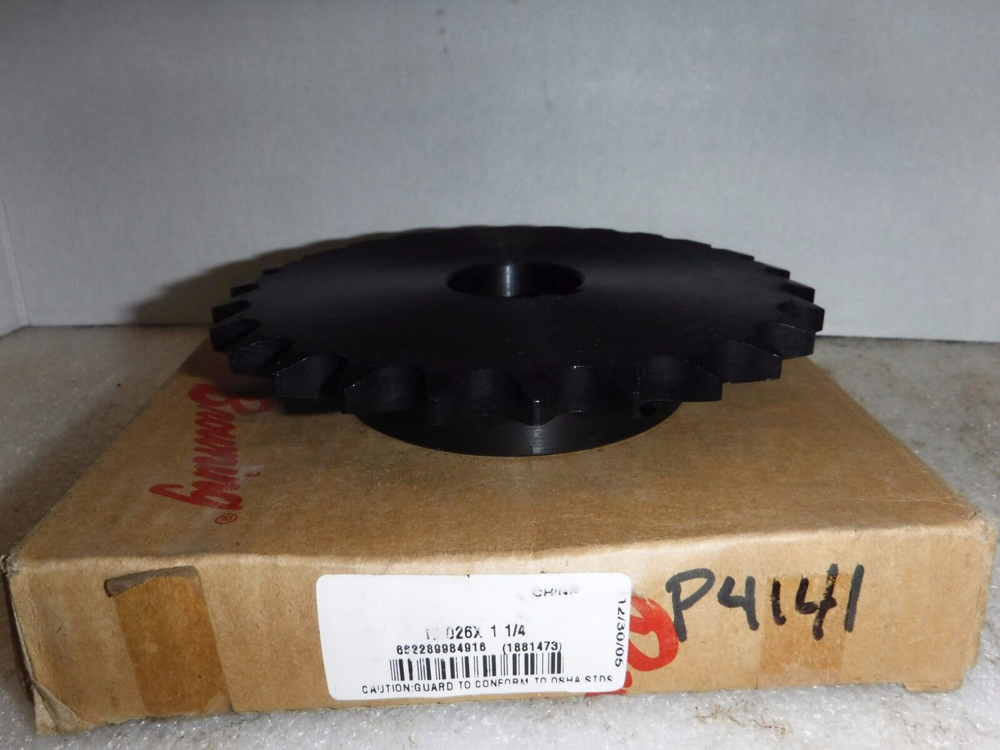 H5026X 1 1/4 - BROWNING H5026X1 1/4 SPROCKET 1 - 1/4" BORE, 26 TEETH, #50 CHAIN - Surplus Alley