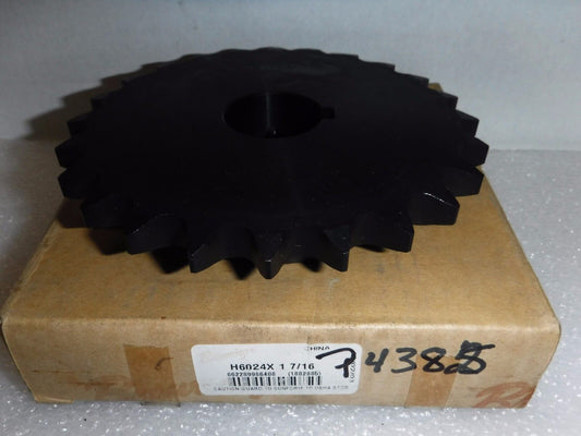 H6024X 1 7/16 - Browning H6024X 1 7/16 Hardened Sprocket 1 - 7/16" Bore, 24 Teeth, #60 Chain BC - Surplus Alley