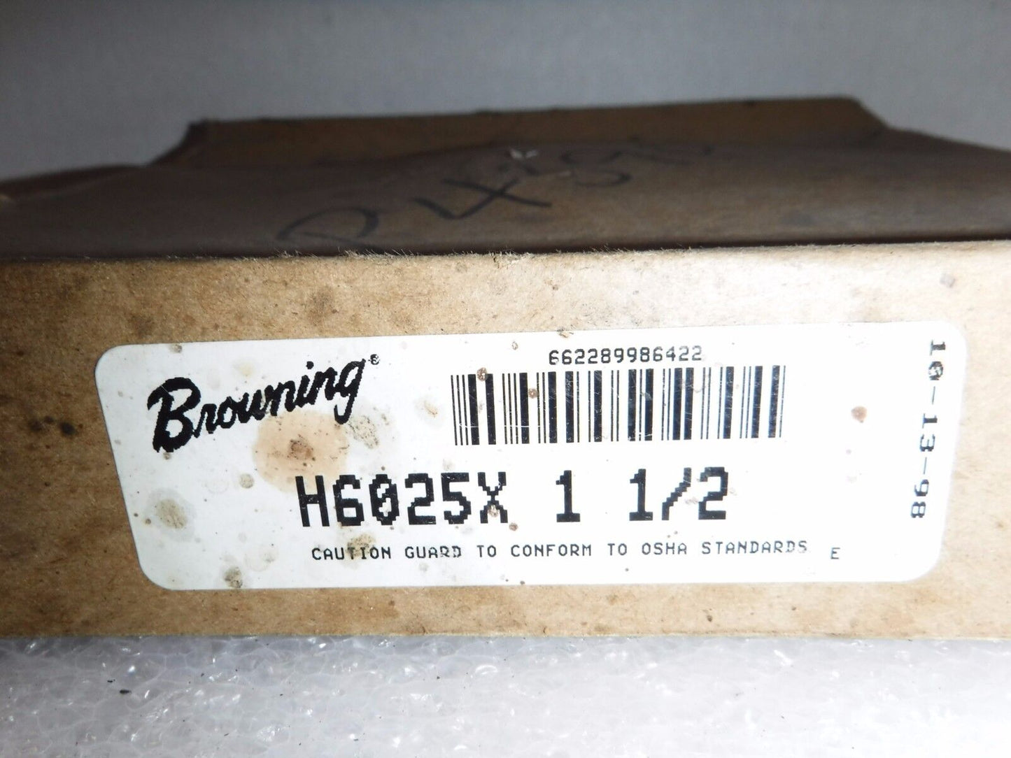 H6025X 1 1/2 - Browning H6025X 1 1/2 Hardened Sprocket 1 - 1/2" Bore, 25 Teeth, #60 Chain - Surplus Alley