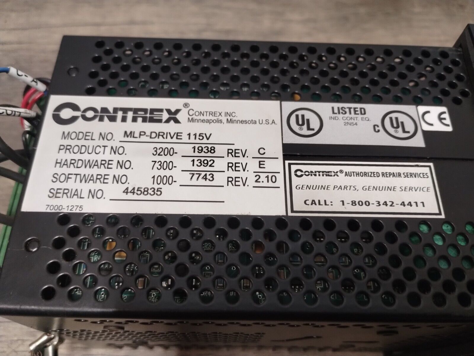 3200 - 1938 - Contrex MLP - DRIVE 115V 3200 - 1938 DC Drive, 7300 - 1392, 1000 - 7743 - Surplus Alley