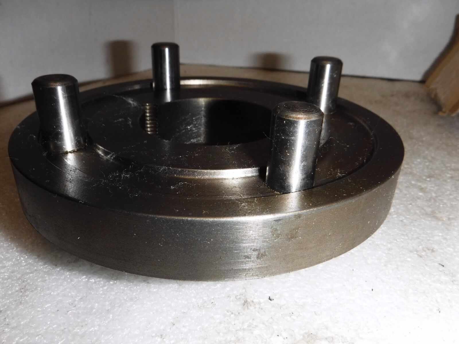 008043 - DODGE 008043 POLY - DISC 5 - 1/4H 1615 5 - 1/4 IN STEEL FLANGE COUPLING - Surplus Alley