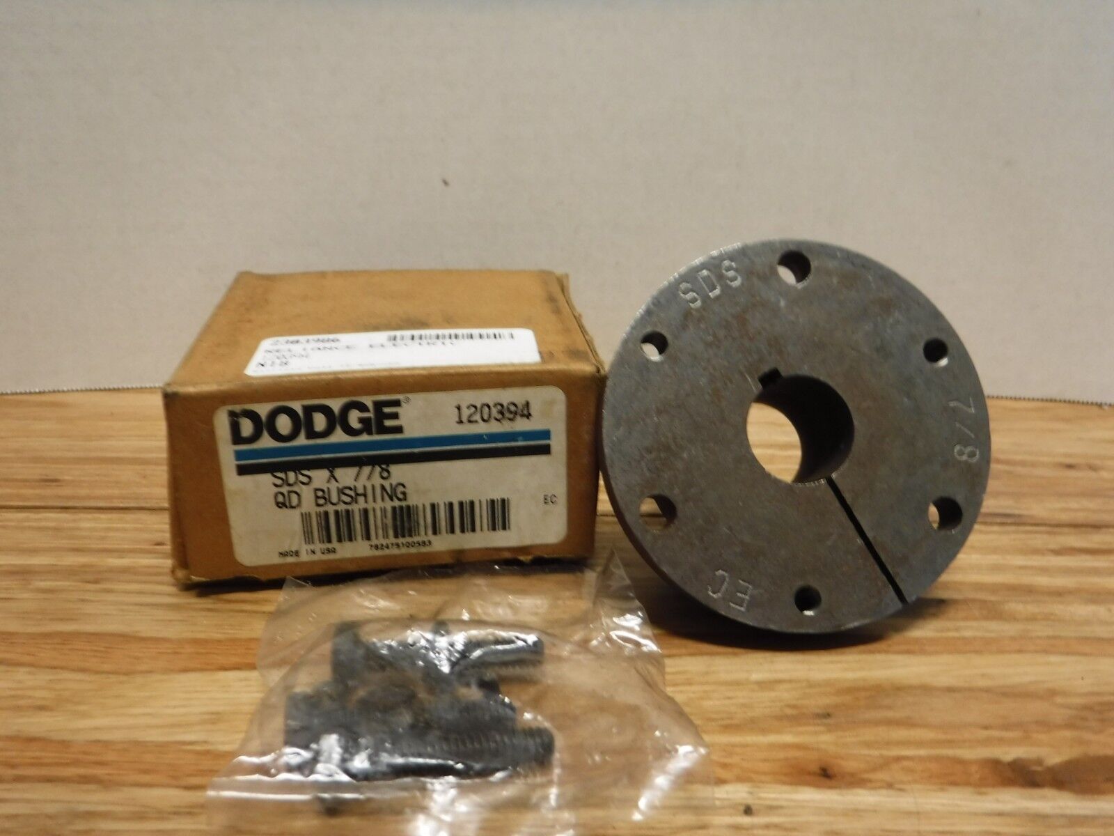 SDS X7/8" - DODGE SDS X 7/8" QD BUSHING - 7/8" BORE 120394 - Surplus Alley