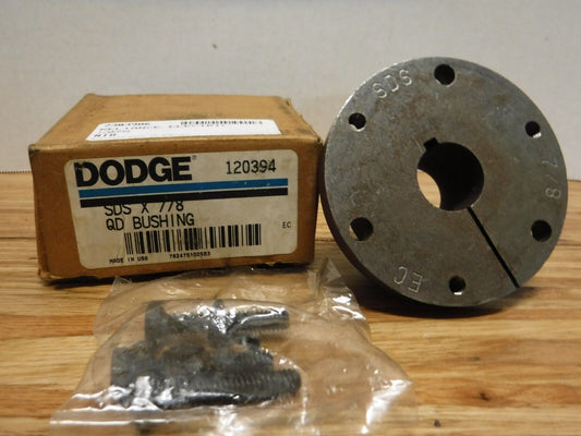 SDS X7/8" - DODGE SDS X 7/8" QD BUSHING - 7/8" BORE 120394 - Surplus Alley