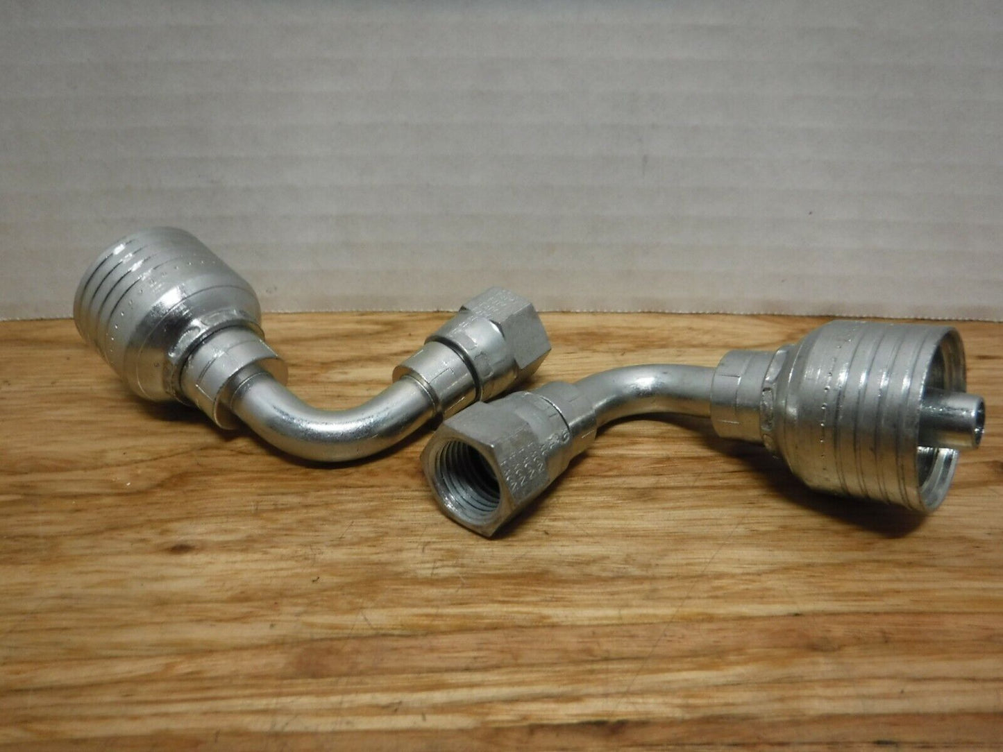 1BA6FJ6 - EATON AEROQUIP 1BA6FJB6, 4 SPIRAL - 06 HOSE - 06 JIC 90° FEMALE (2 PCS) - Surplus Alley