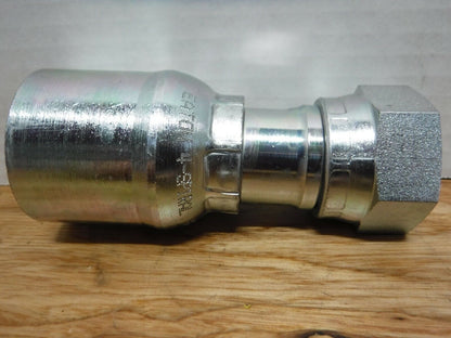 1EA16FJ12 - EATON AEROQUIP 1EA16FJ12 CRIMP FITTING 4 SPIRAL - 12 HOSE - 16 JIC F - Surplus Alley