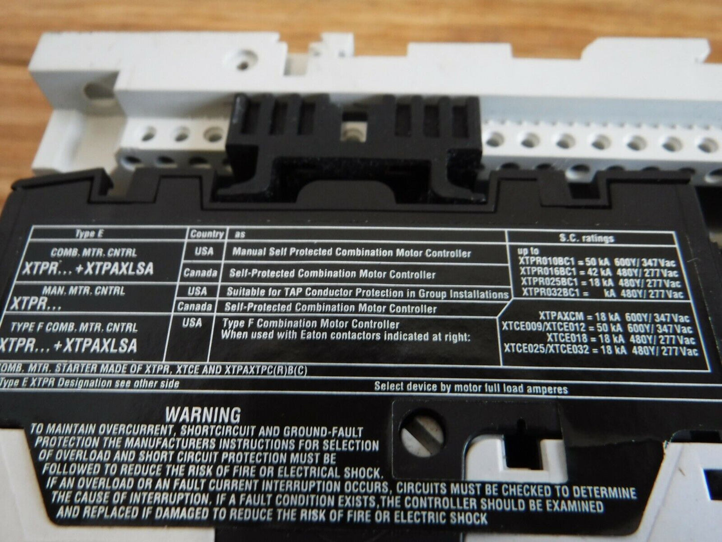 XTPR032BC1 - EATON XTPR...+XTPAXLSA, COMBO, XTPR032BC1 STARTER + XTCE032C10 CONTACTOR - Surplus Alley