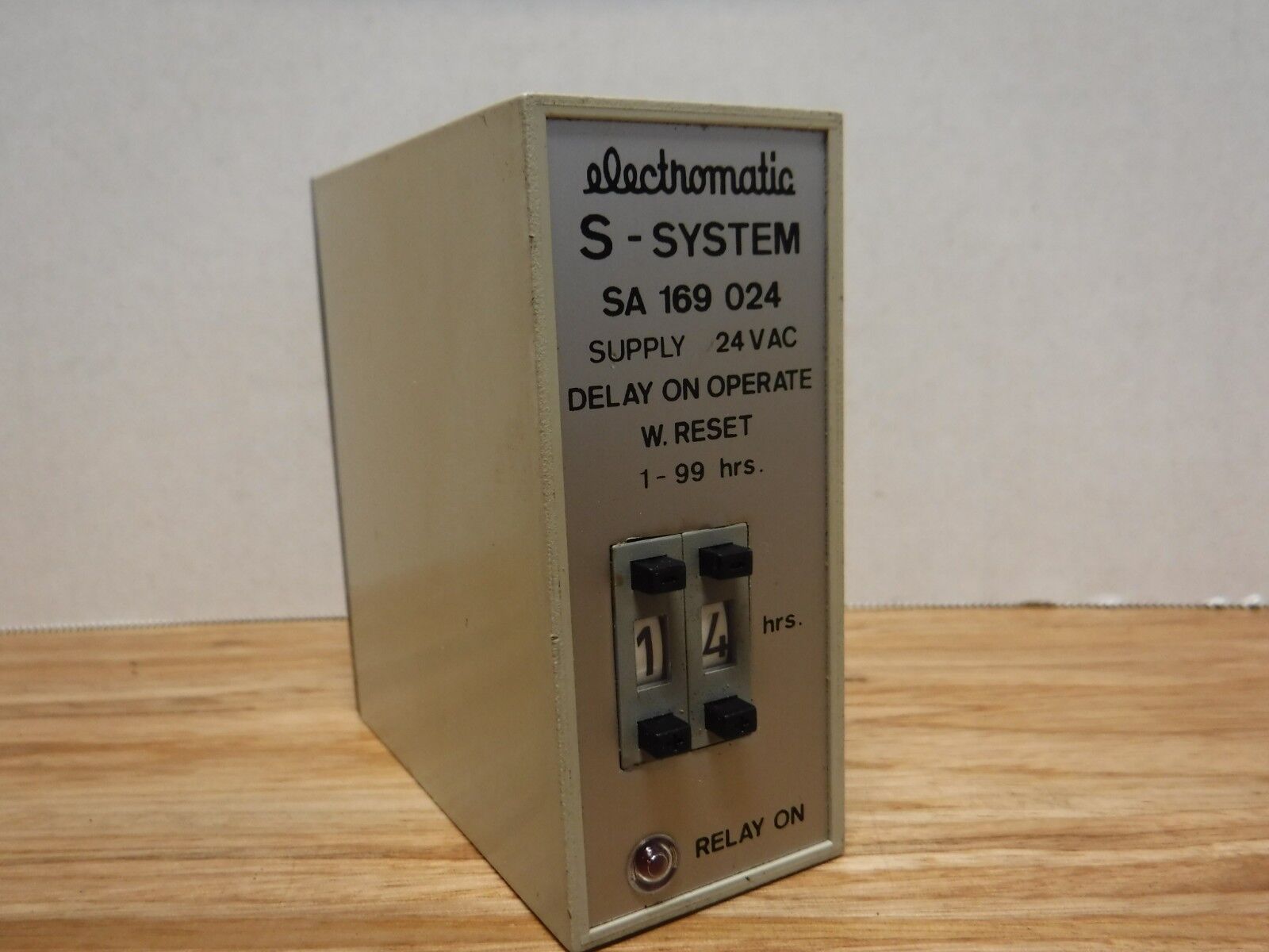 SA 169 024 - Electromatic SA 169 024 Delay On Timer 1 - 99 hrs. - Surplus Alley