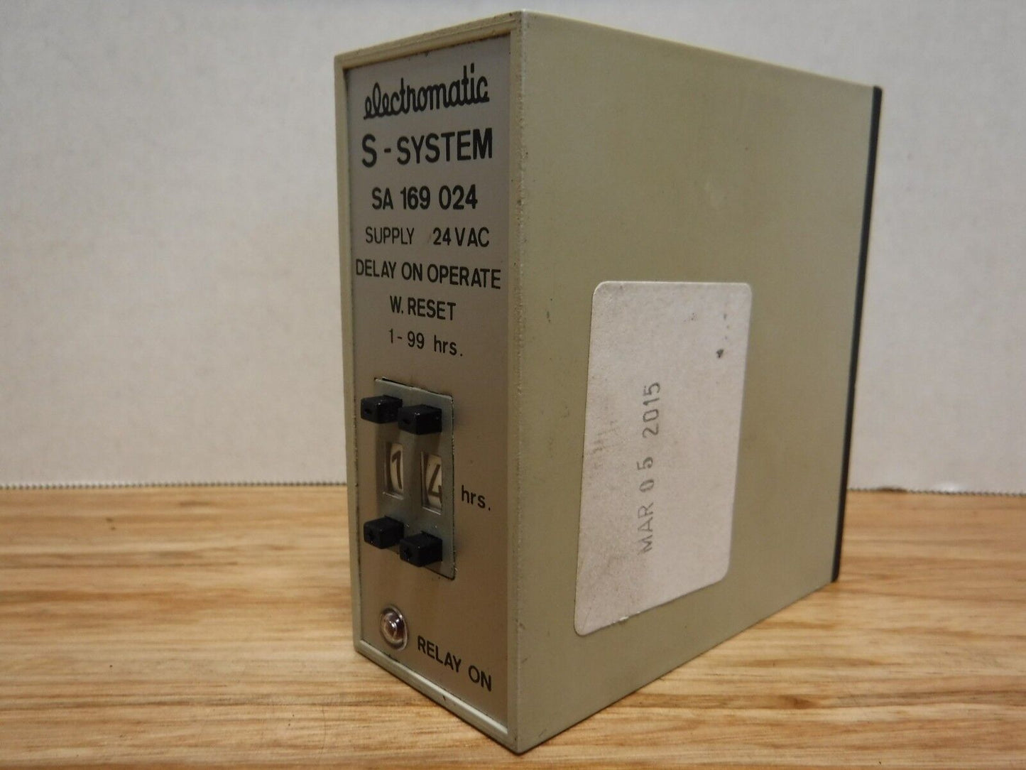 SA 169 024 - Electromatic SA 169 024 Delay On Timer 1 - 99 hrs. - Surplus Alley