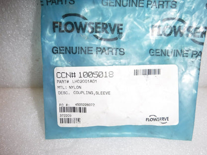 LH02001A01 - FLOWSERVE PUMP NYLON COUPLING SLEEVE LH02001A01 - Surplus Alley