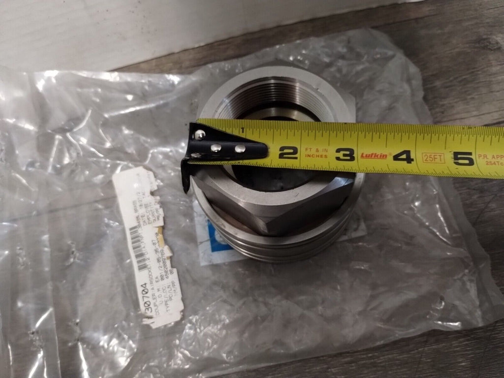 LL16 - S51 - HANSEN QUICK COUPLING FEMALE 2" FNPT SERIES LL16 - S51, 304 SS, 1130704 - Surplus Alley