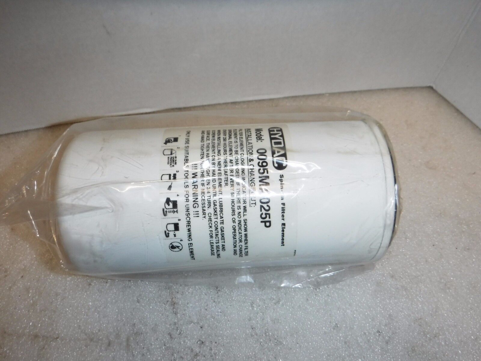 02057411 - Hydac 02057411 HYCON HYDRAULIC Spin - on Filter 0095MA025P - Surplus Alley