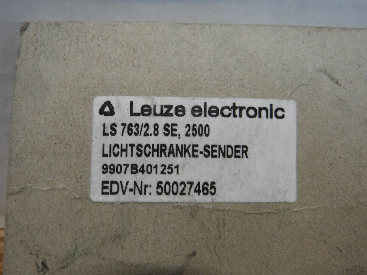 LS 763/2.8 SE, 2500 - LEUZE LS 763/2.8 SE, 2500 / LS76328SE2500 SENDER (NEW IN BOX) - Surplus Alley