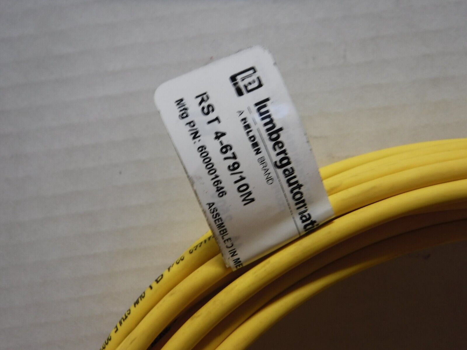 RST 4 - 679/10M - Lumberg RST 4 - 679/10M, Cable 10 meters, 4 - PIN, MALE - Surplus Alley