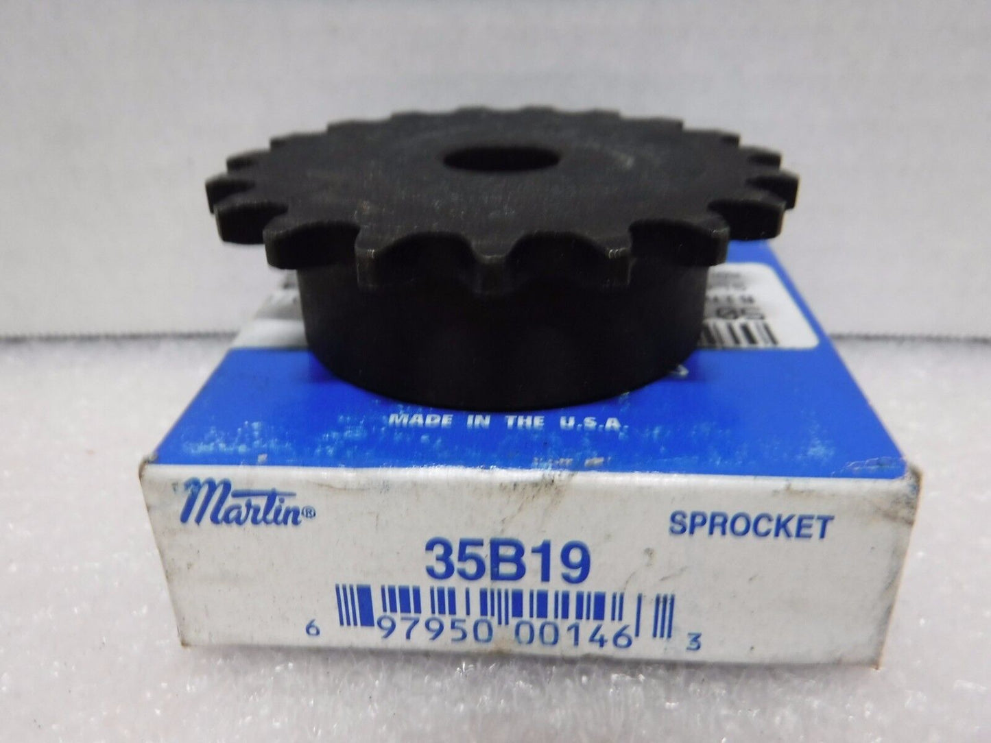 35B19 - MARTIN 35B19 1/2" PLAIN BORE SPROCKET - Surplus Alley