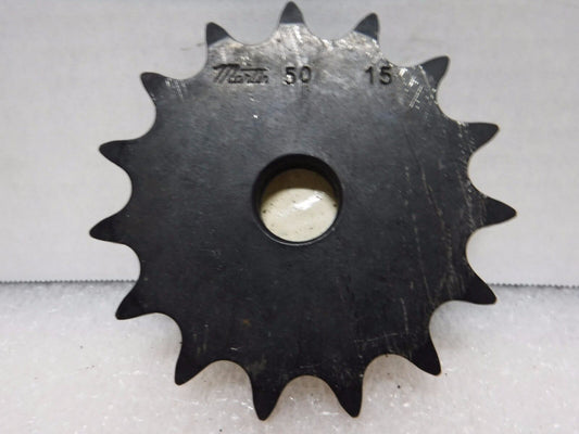 50 15 - MARTIN 50 15 PLATE SPROCKET #50 CHAIN, 15 TEETH, .625" BORE - Surplus Alley