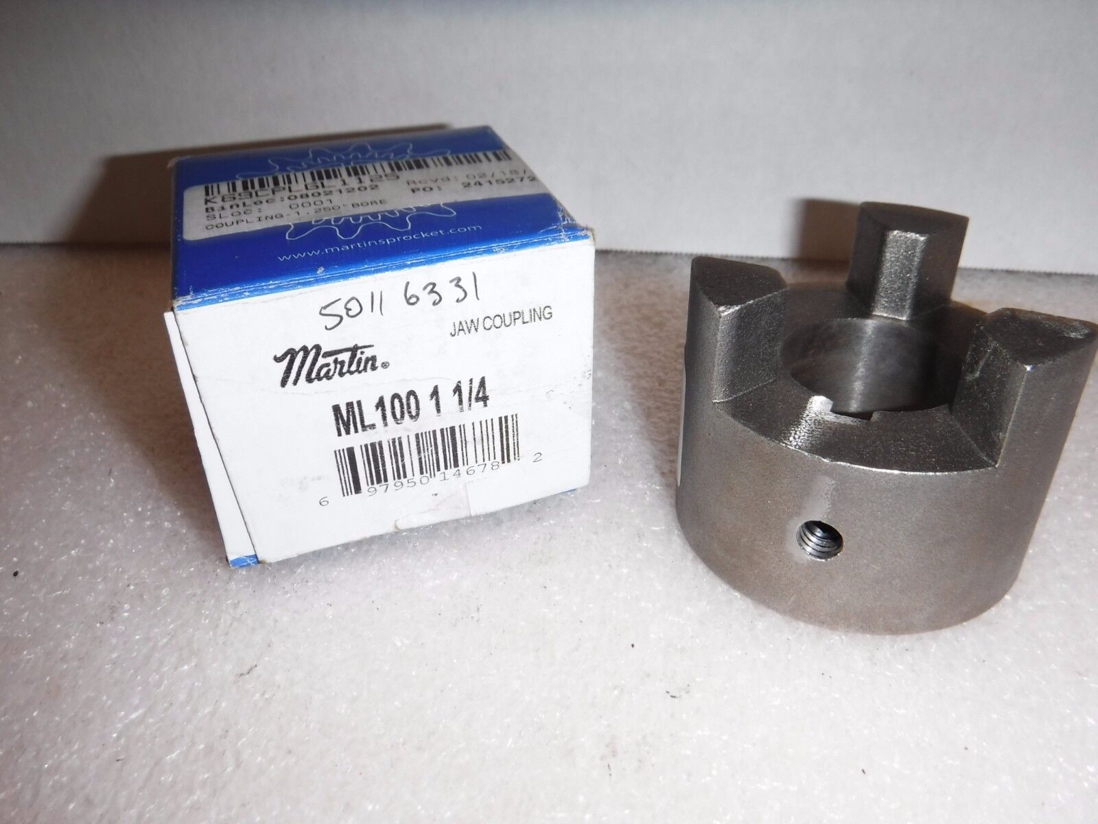 ML100 1 1/4 - MARTIN JAW COUPLING ML100 1 - 1/4 - Surplus Alley