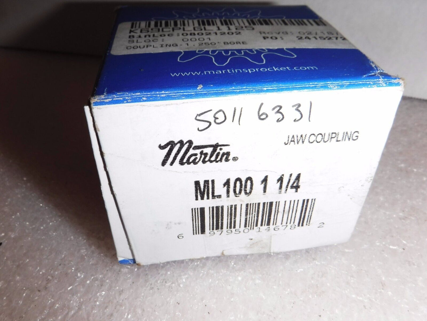 ML100 1 1/4 - MARTIN JAW COUPLING ML100 1 - 1/4 - Surplus Alley