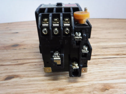 S - A12 - MITSUBISHI S - A12, MAGNETIC CONTACTOR W/ .9 - 1.5 OVERLOAD - Surplus Alley