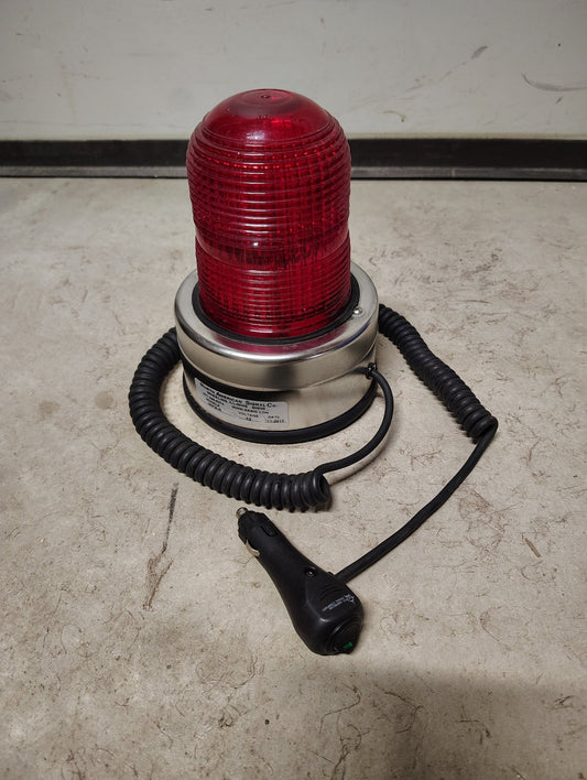 MIPM - R - North American Signal MIPM - R Visual Signal Light Red 12V Magnetic Base - Surplus Alley