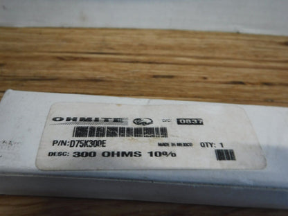 D75K300E - OHMITE D75K300E RESISTOR - Surplus Alley