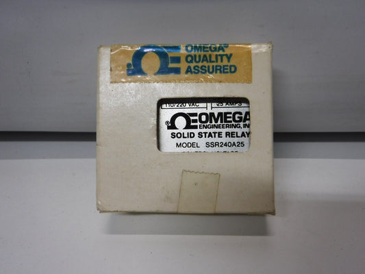 SSR240A25 - Omega SSR240A25 Solid State Relay Load: 25 Amp 110/220 VAC Control: 85 - 280 VAC - Surplus Alley