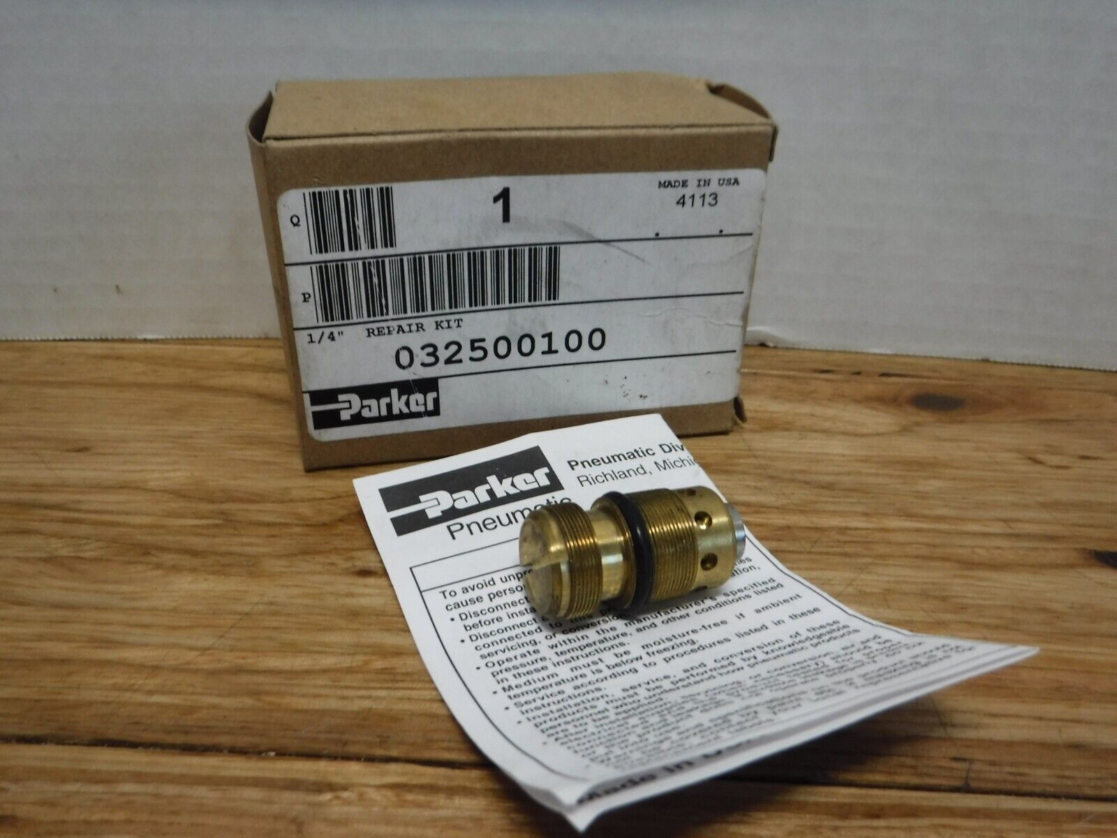 032500100 - PARKER 032500100 REPAIR KIT 1/4" - Surplus Alley