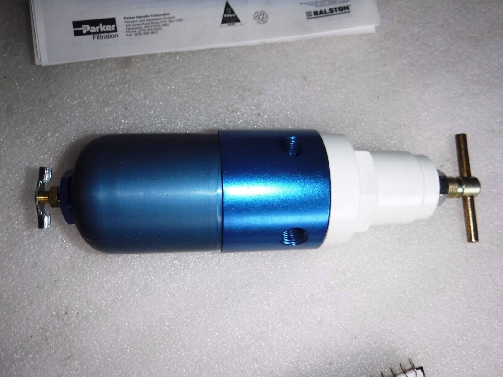 AFR - 920A - 60 - Parker Balston AFR - 920A - 60 Filter - Regulator 5 - 60PSI 1/4" NPT - Surplus Alley