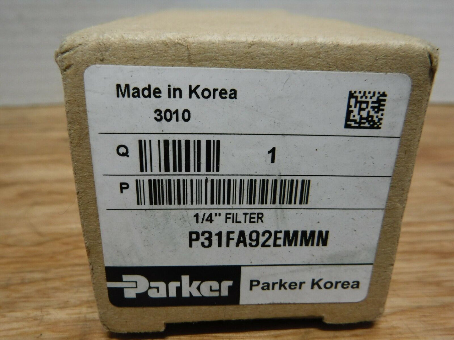 P31FA92EMMN - PARKER P31FA92EMMN, P31 Mini Global Modular Particulate Filter 1/4" - Surplus Alley