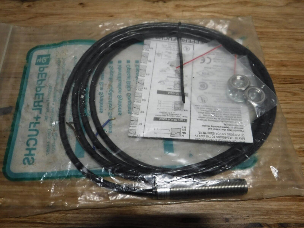 094002 - PEPPERL & FUCHS 094002 INDUCTIVE SENSOR NMB 2 - 12GM65 - E2 - NFE - Surplus Alley