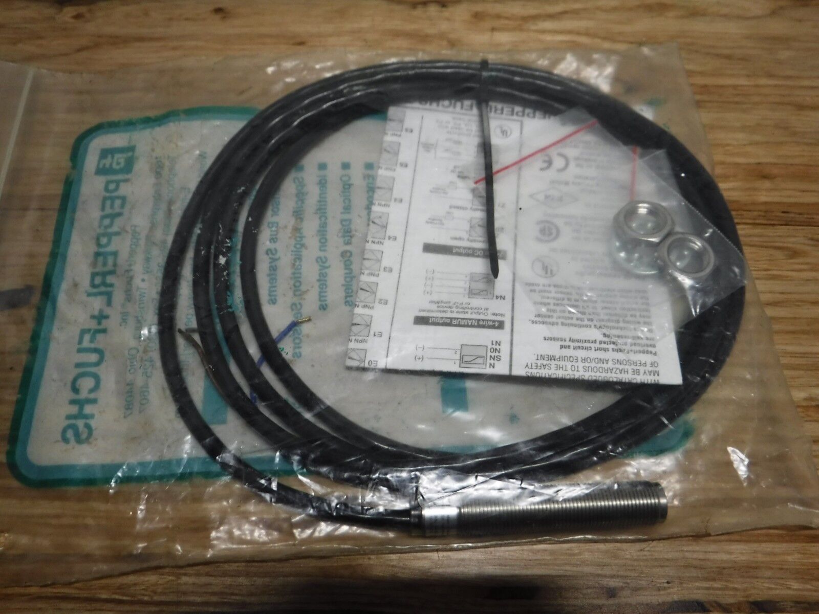 094002 - PEPPERL & FUCHS 094002 INDUCTIVE SENSOR NMB 2 - 12GM65 - E2 - NFE - Surplus Alley